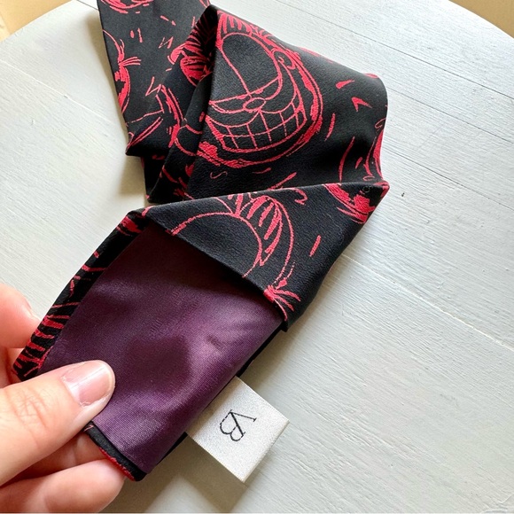 Vintage 1978 Red and Black Garfield Collectors Balancine Inc Necktie - Picture 4 of 7